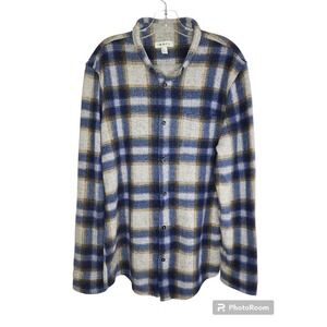 The Rail Flannel Plaid Casual Button Down Long Sleeve Shirt XL